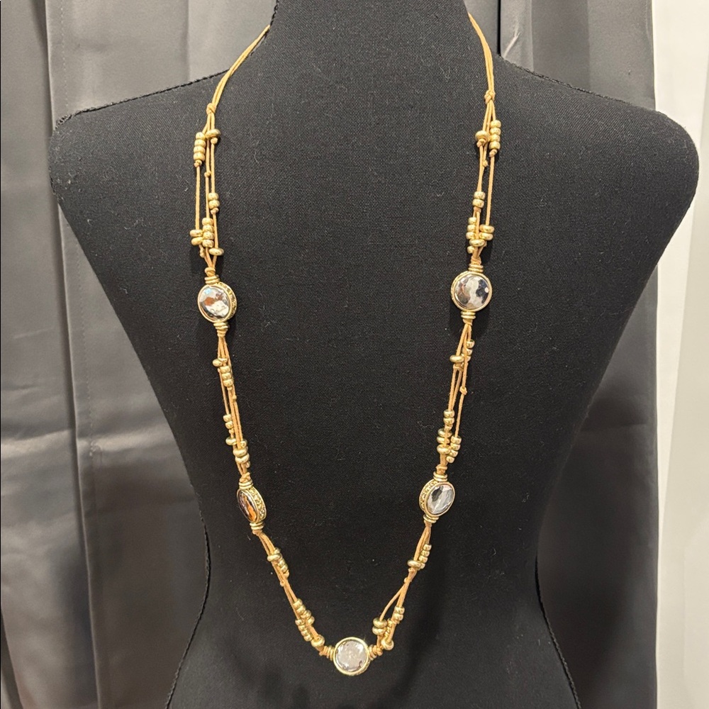 Chico's NWT Gold and Silver Chain Necklace